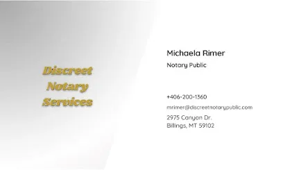 Discreet Notary Services — image 1