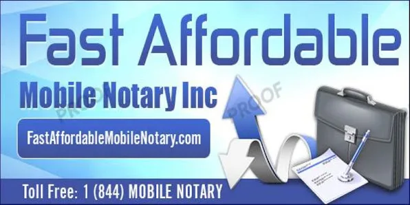 Fast Affordable Mobile Notary — image 1
