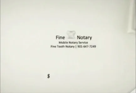 Fine Tooth Notary — image 2