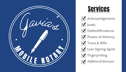 Gavia’s Mobile Notary
