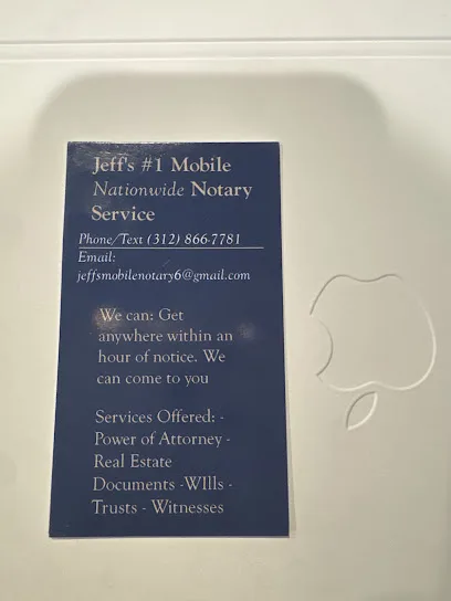 Jeff's #1 Mobile Notary