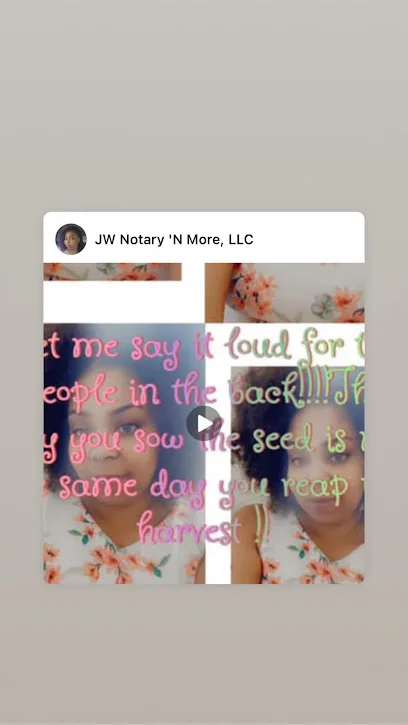 JW Notary and More, LLC