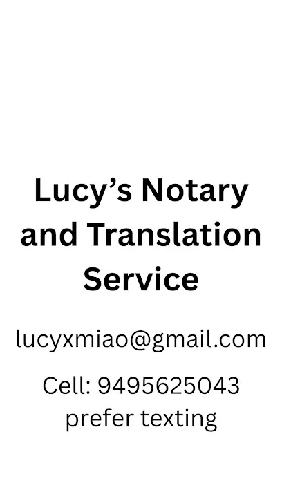 Lucy's Notary and Translation Services