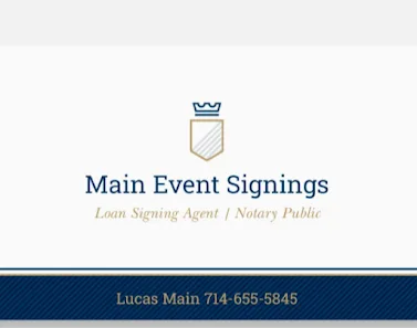 Main Event Signings