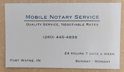 Mobile Notary Service