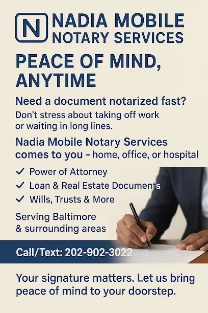 Nadia Mobile Notary Services