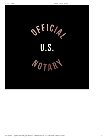Official US Notary — image 1