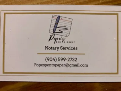 Pope's Pen to Paper