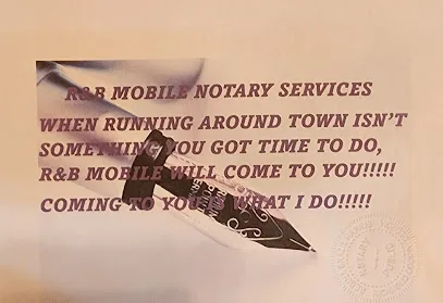 R&B Mobile Notary Services