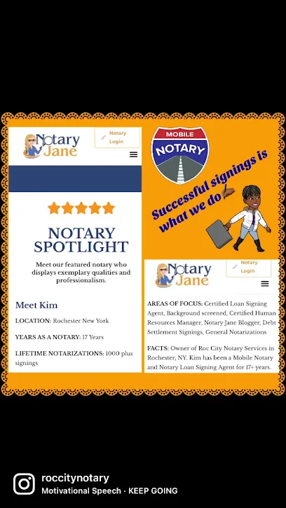 Roc City Notary & Fingerprinting Services
