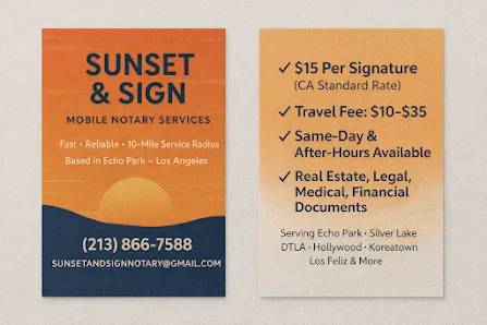 Sunset & Sign Notary — image 2