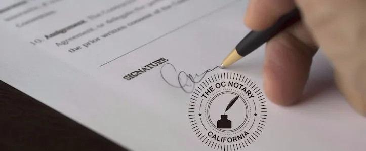 The OC Notary Traveling Notary Apostille Consulate Live Scan Translation Services Santa Ana — image 2