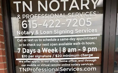 TN Notary & Professional Services LLC